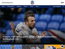 Tablet Screenshot of bwfc.co.uk